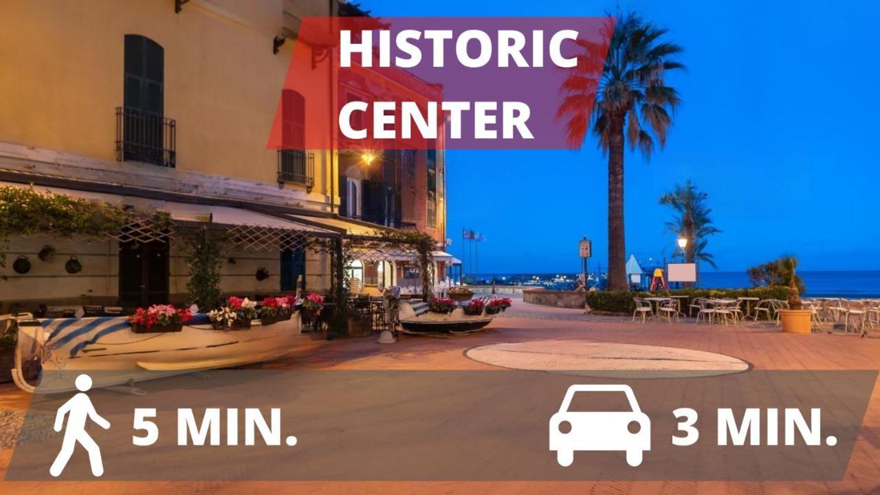 Vista Mare & 300Mt Da Spiaggia Con Freeparking E Ac Laigueglia Exterior photo